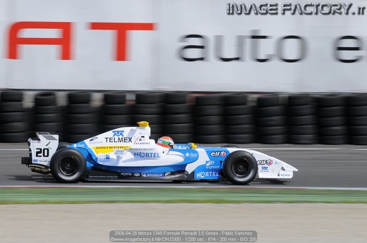 2008-04-26 Monza 1345 Formule Renault 3.5 Series - Pablo Sanchez
